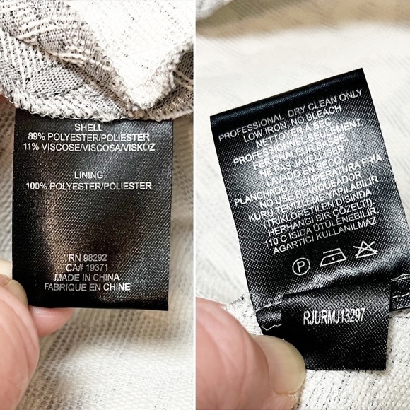 Tibi NWT Rime Jacquard Dress 6 gray leopard neutral fit flare mini cocktail - Picture 12 of 13